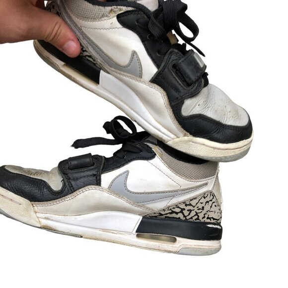 2021 Nike Air Jordan 1 Legacy 312 Low White Black Grey Size 4 - Picture 6 of 10